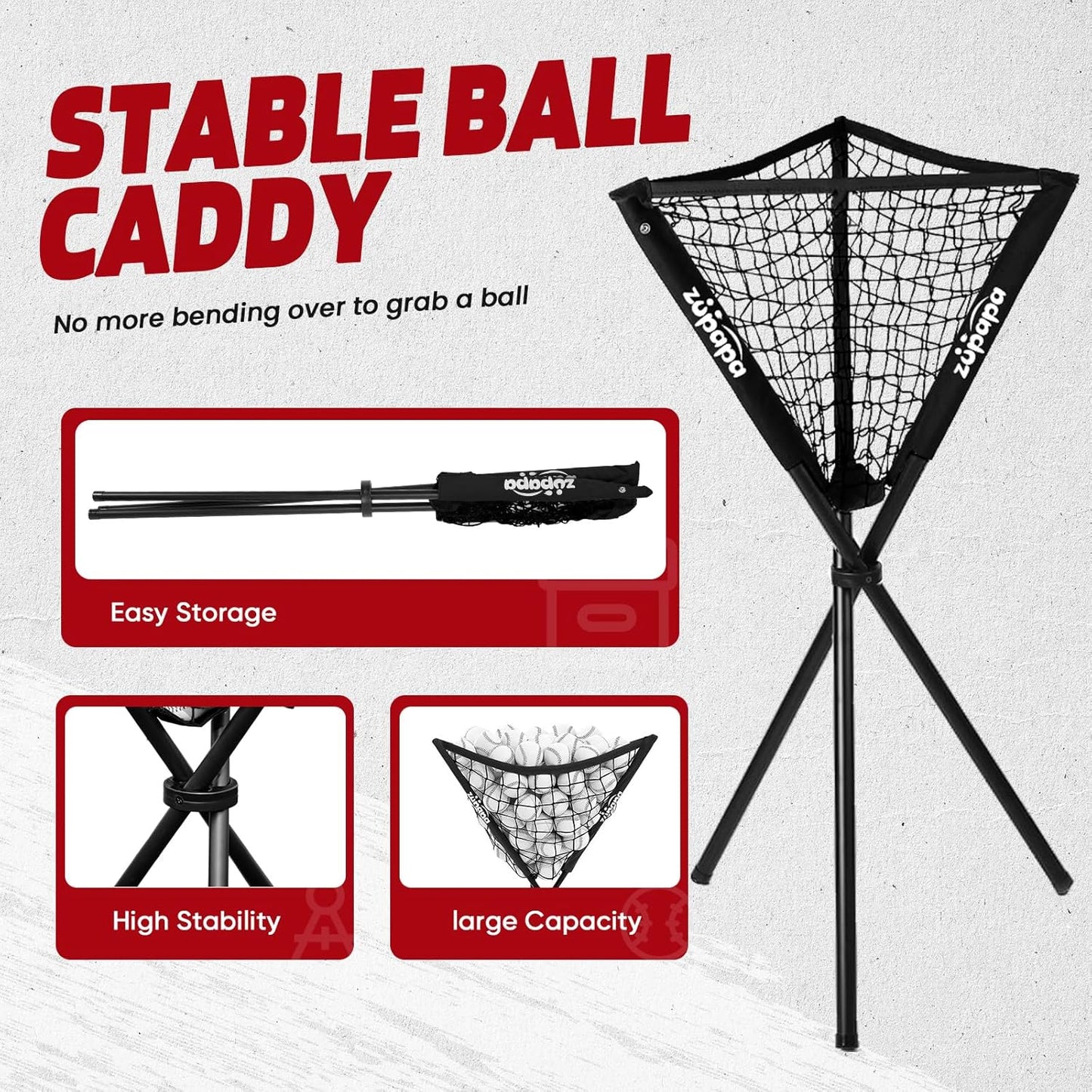 7X7 Feet Baseball Softball Hitting Pitching Net Tee Caddy Set with Strike Zone, Baseball Backstop Practice Net for Pitching Batting Catching for All Skill Levels