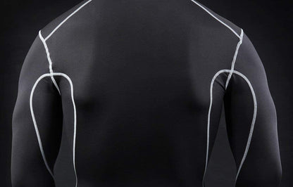 Men and Boys' Long Sleeve Compression Shirt, Athletic Workout Sports Undershirt Base Layer Top