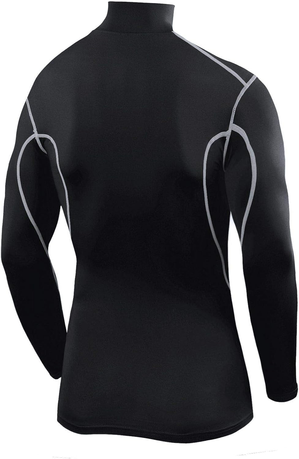 Men and Boys' Long Sleeve Compression Shirt, Athletic Workout Sports Undershirt Base Layer Top